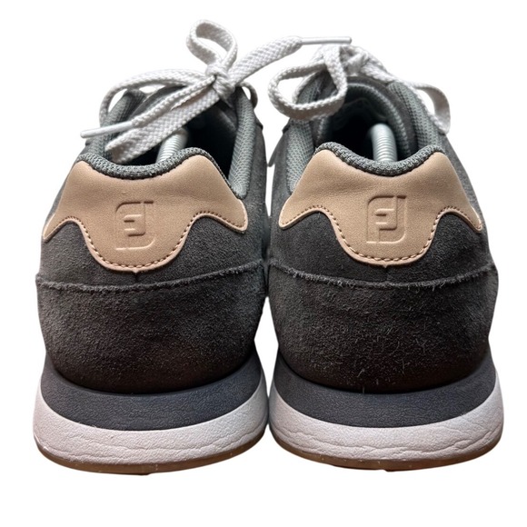 FootJoy Stratos Golf Shoes Mens 10.5 W Charcoal Suede Spikeless Sneakers 54289 main image 9